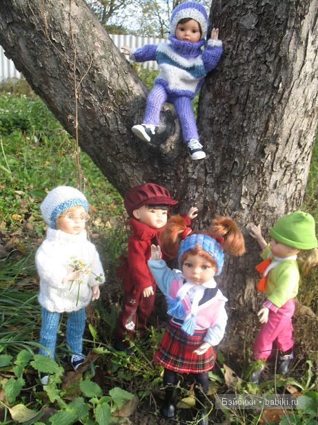 Семейство переделочек на прогулке. Последние солнечные деньки (фото 6)