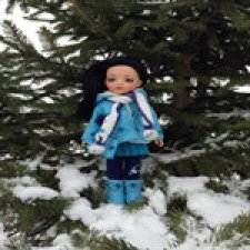 Зимнее утро почти Снегурочки  или ООАК паолочки Лиу