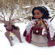 Почти Герда, небольшие переделки ООАК паолочки Норы