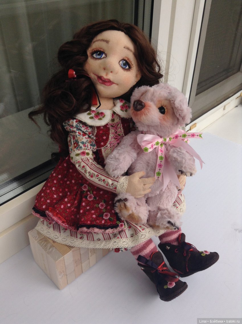 Солнечное утро для Милли, авторская текстильная кукла | Бэйбики Солнечное утро для Милли, авторская текстильная кукла (фото 3)