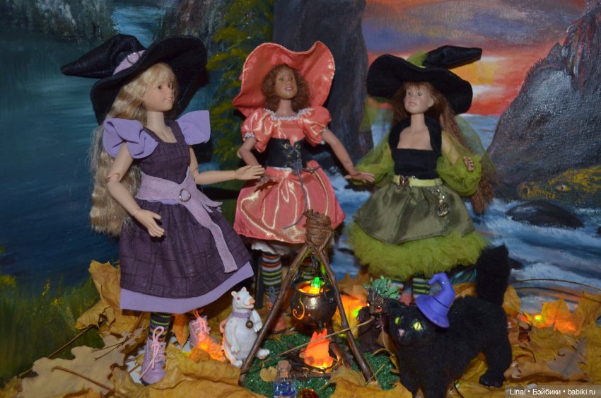 Маленькая история ведьмочек на Хеллоуин (фото 3)