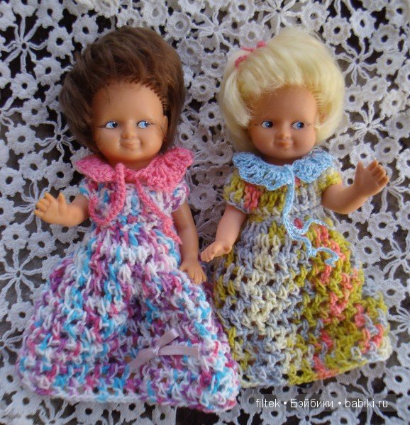 Мои винтажные немочки с нарисованными глазками