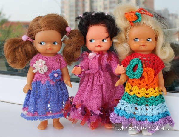 Мои винтажные немочки с нарисованными глазками