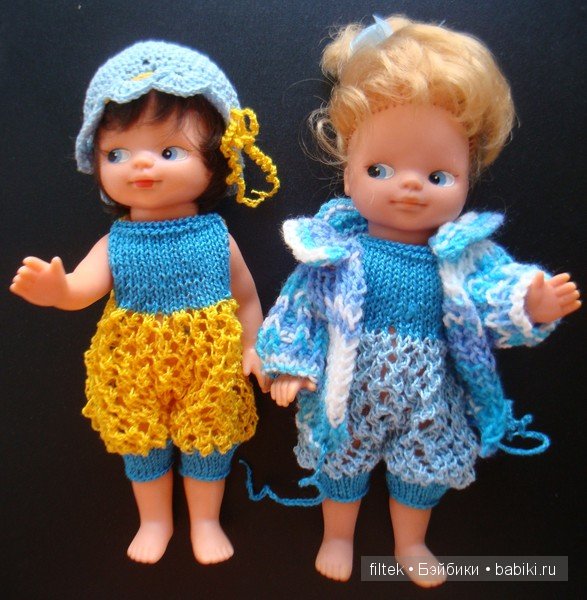 Мои винтажные немочки с нарисованными глазками