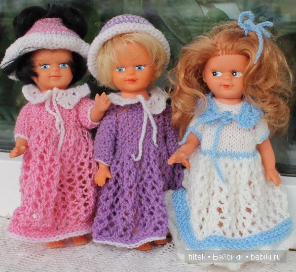 Мои винтажные немочки с нарисованными глазками