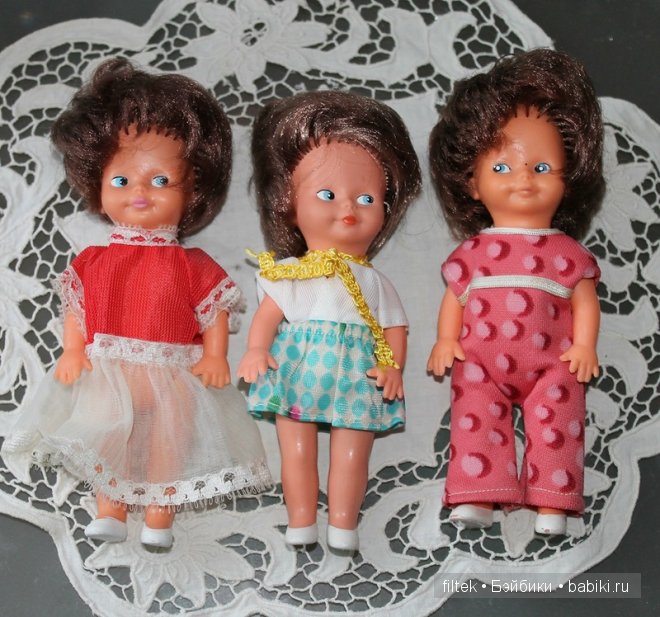 Мои винтажные немочки с нарисованными глазками (фото 4)