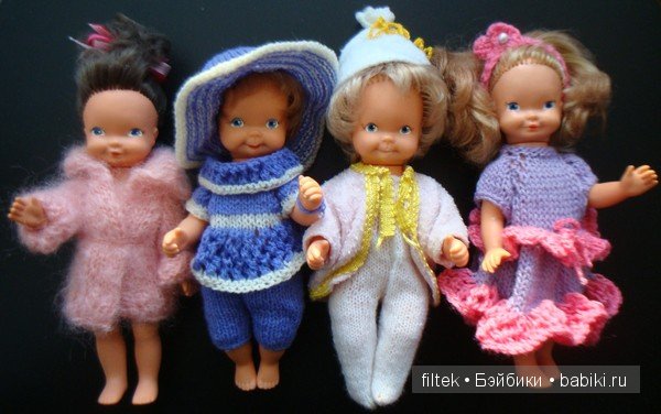 Мои винтажные немочки с нарисованными глазками