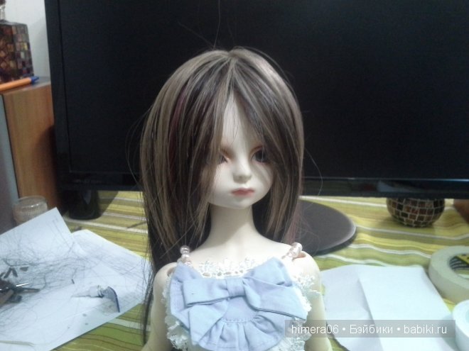 Новый парик для девочки-бжд | Бэйбики Новый парик для девочки-бжд