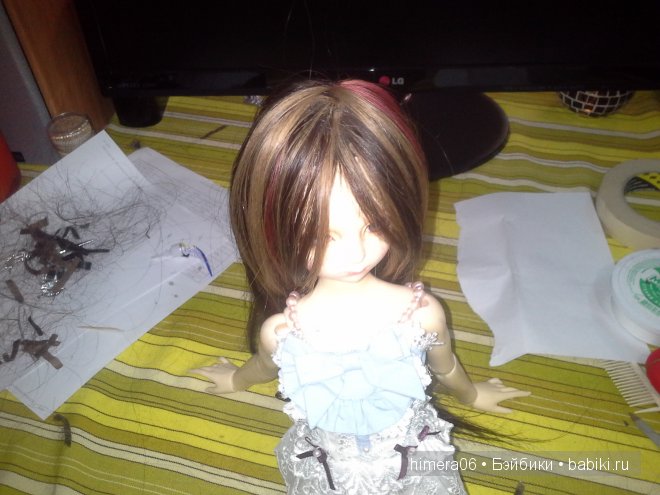 Новый парик для девочки-бжд | Бэйбики Новый парик для девочки-бжд (фото 3)