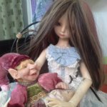 Новый парик для девочки-бжд