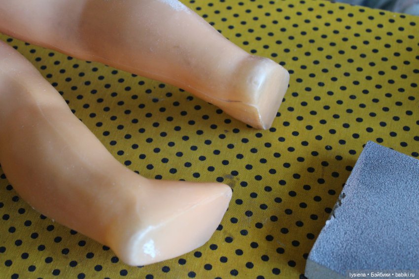 Моя счвстливая история" — Ремонт кукол СССР и ГДР (немок): чернота (фото 4)