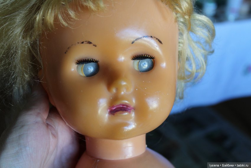 Моя счвстливая история" — Ремонт кукол СССР и ГДР (немок): чернота (фото 8)
