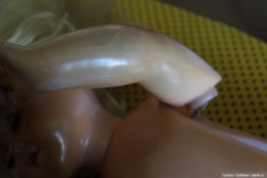 Моя счвстливая история" — Ремонт кукол СССР и ГДР (немок): чернота (фото 3)