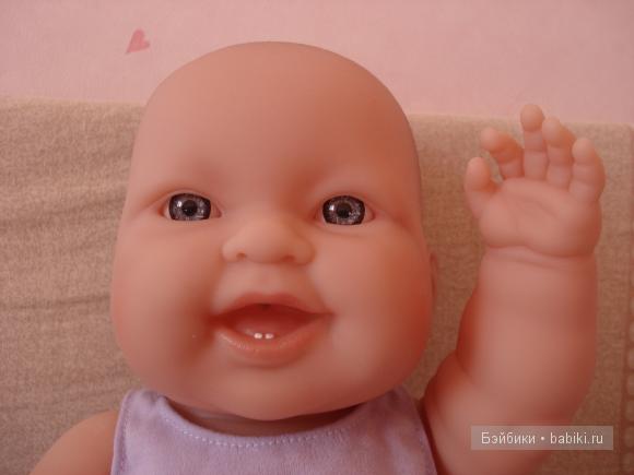 К нам приехала улыбашка с зубками! Кукла Berenguer с зубками