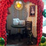 Два румбокса. Домики для кукол. "У камина" и "Домик в лейке"