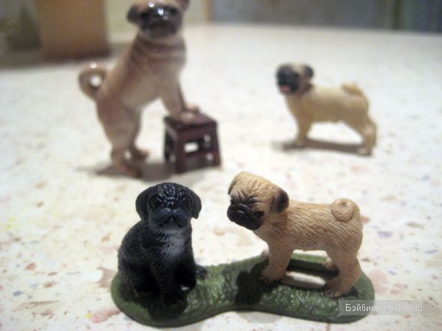 Моя коллекция игрушечных мопсиков (фото 8)