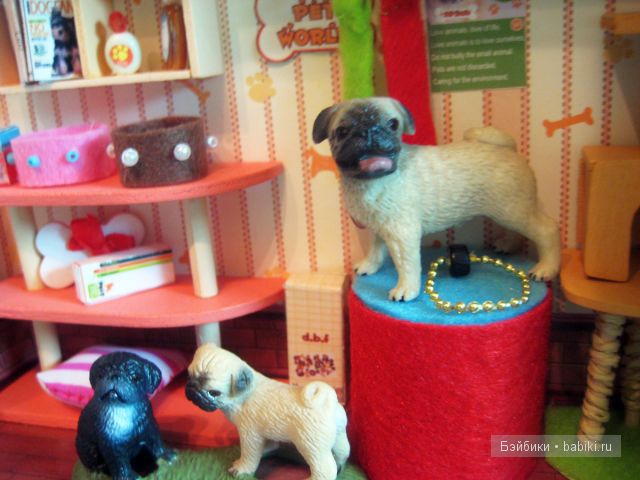 Моя коллекция игрушечных мопсиков