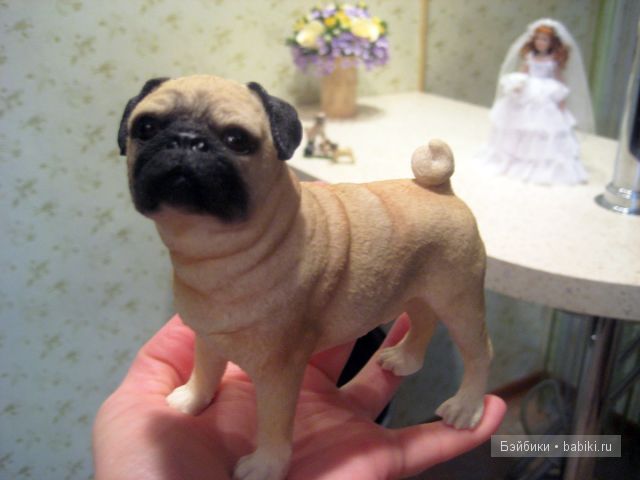 Моя коллекция игрушечных мопсиков