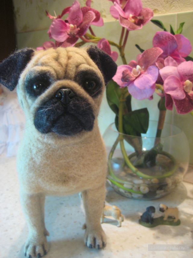 Моя коллекция игрушечных мопсиков