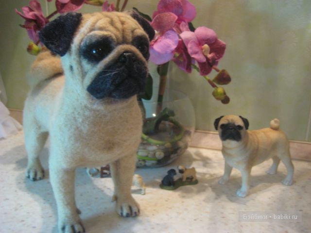 Моя коллекция игрушечных мопсиков