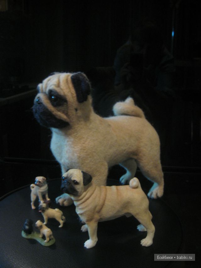Моя коллекция игрушечных мопсиков