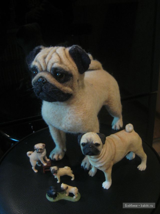 Моя коллекция игрушечных мопсиков
