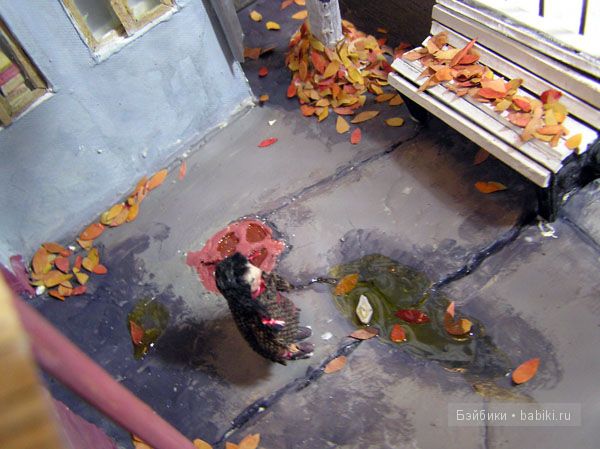 Старинные комнаты. Румбоксы для кукол Ани Десницкой (фото 6)