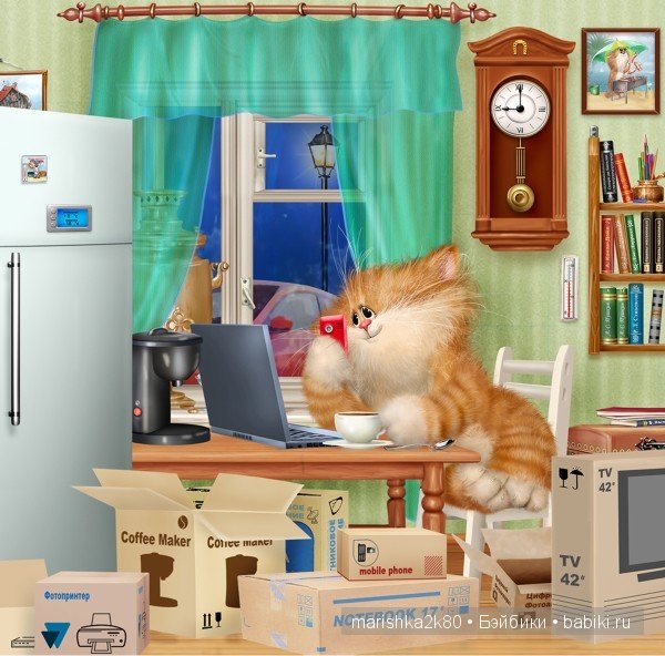 Пушистые картинки Алексея Долотова | Бэйбики Пушистые картинки Алексея Долотова