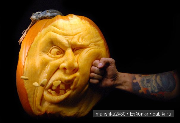 Скульптуры из тыкв Рэй Виллэфен (Ray Villafane)