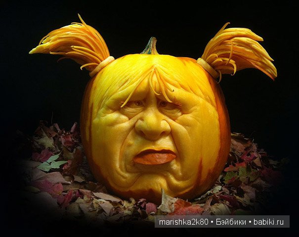 Скульптуры из тыкв Рэй Виллэфен (Ray Villafane)