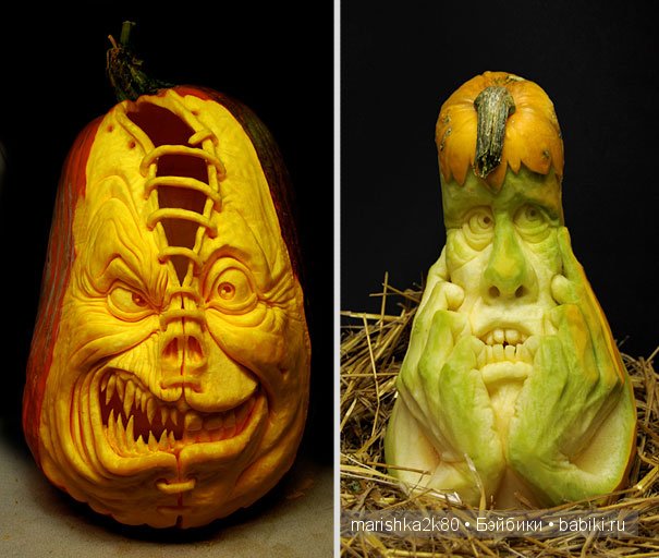 Скульптуры из тыкв Рэй Виллэфен (Ray Villafane)