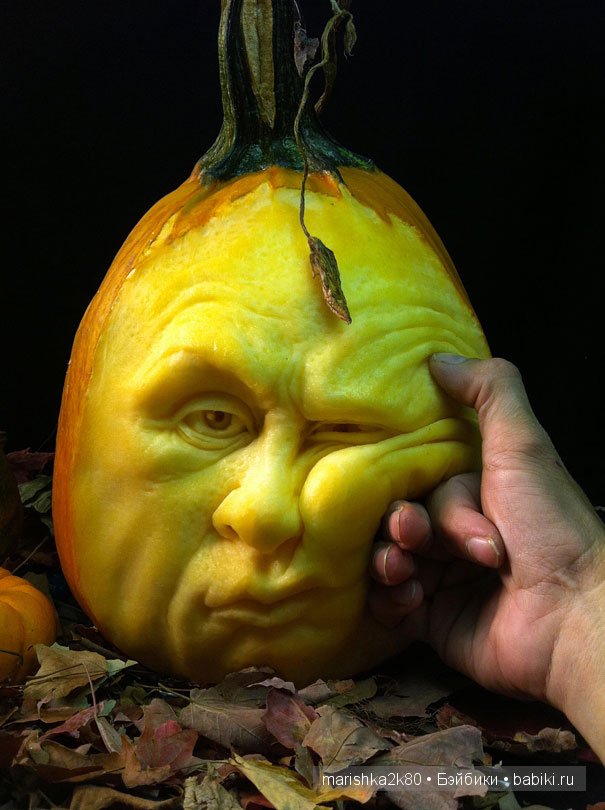 Скульптуры из тыкв Рэй Виллэфен (Ray Villafane)