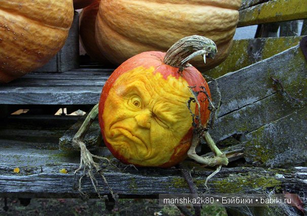 Скульптуры из тыкв Рэй Виллэфен (Ray Villafane) (фото 4)