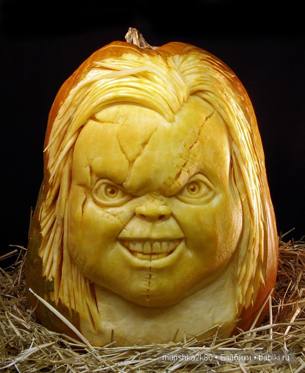 Скульптуры из тыкв Рэй Виллэфен (Ray Villafane) (фото 6)