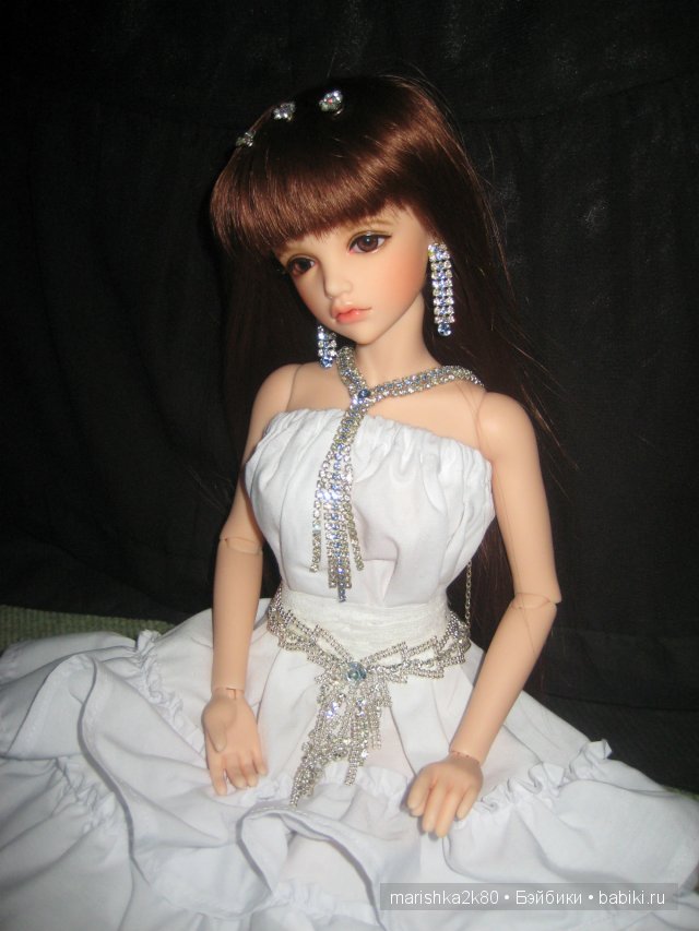 Белое платье для моей принцессы. Кукла БЖД Кассия от Ипл Хаус (фото 2)