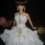 Белое платье для моей принцессы. Кукла БЖД Кассия от Ипл Хаус