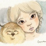 Открытки с совушками Инги Пальцер