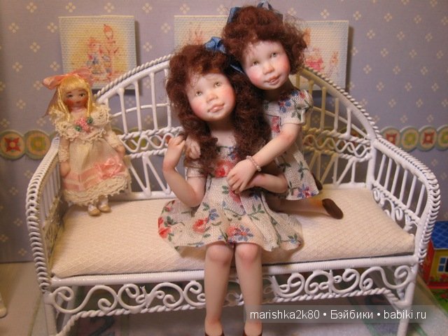 Carol McBride dolls. Миниатюрные куклы