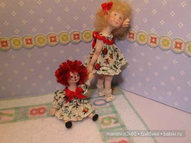 Carol McBride dolls. Миниатюрные куклы