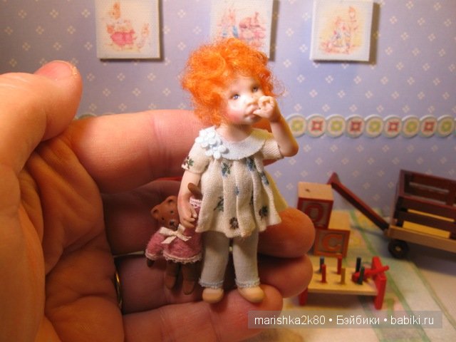 Carol McBride dolls. Миниатюрные куклы