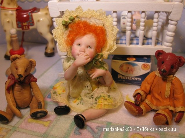 Carol McBride dolls. Миниатюрные куклы
