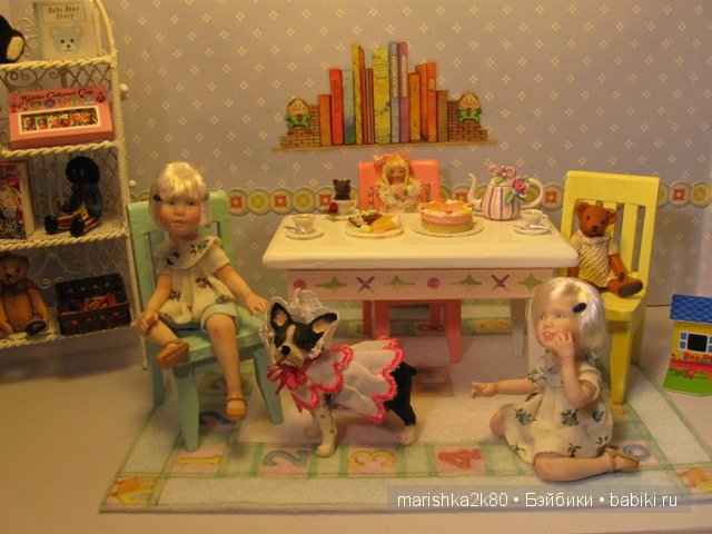 Carol McBride dolls. Миниатюрные куклы