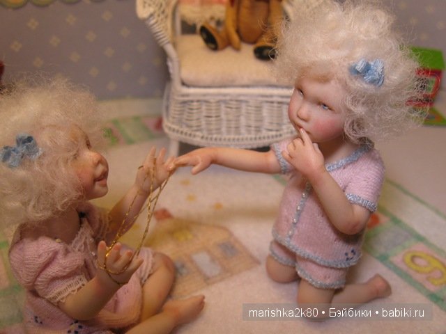 Carol McBride dolls. Миниатюрные куклы