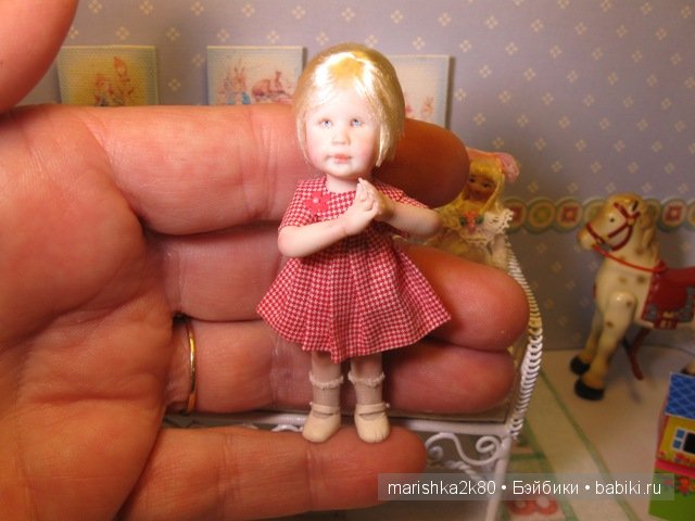 Carol McBride dolls. Миниатюрные куклы