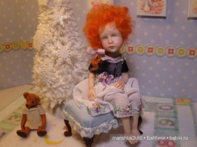 Carol McBride dolls. Миниатюрные куклы