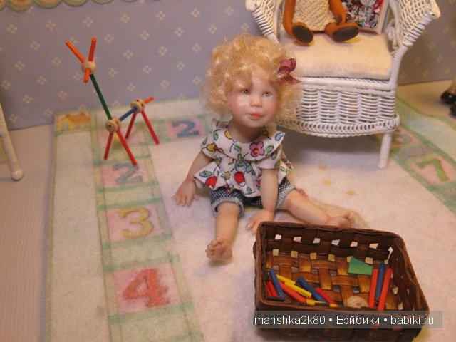 Carol McBride dolls. Миниатюрные куклы