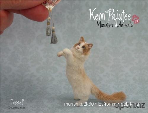 Авторская миниатюра Kerry Pajutee. Миниатюрные животные 1:12 (фото 4)