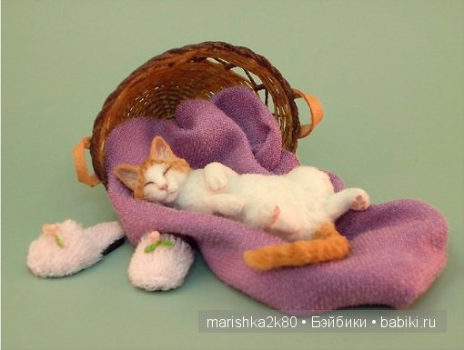 Авторская миниатюра Kerry Pajutee. Миниатюрные животные 1:12