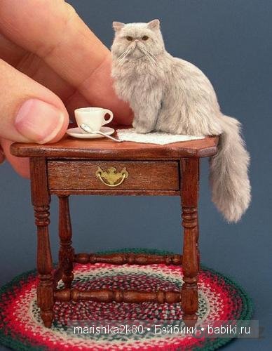 Авторская миниатюра Kerry Pajutee. Миниатюрные животные 1:12