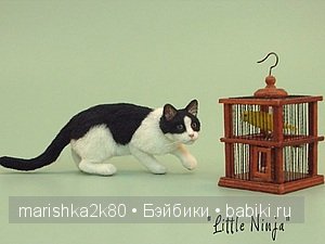 Авторская миниатюра Kerry Pajutee. Миниатюрные животные 1:12